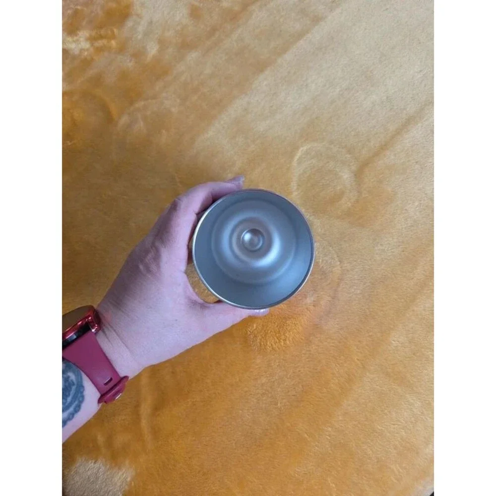iridescent metal wine tumbler